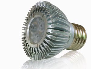 Foco LED 12 V. aluminio.