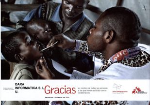 Certificado acreditativo de MSF a favor de Dara