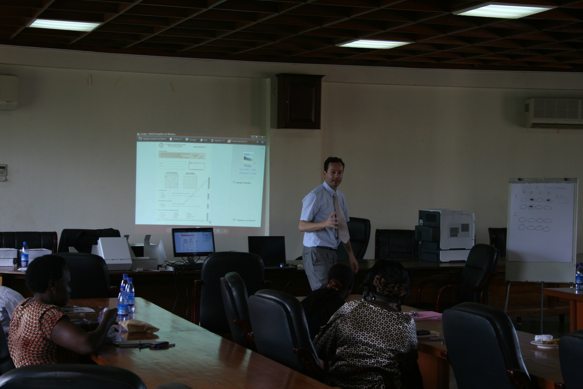Universidad de Makerere, Kampala (Uganda). Exposición.