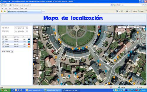 Mapa de localizacion GPS CENSE